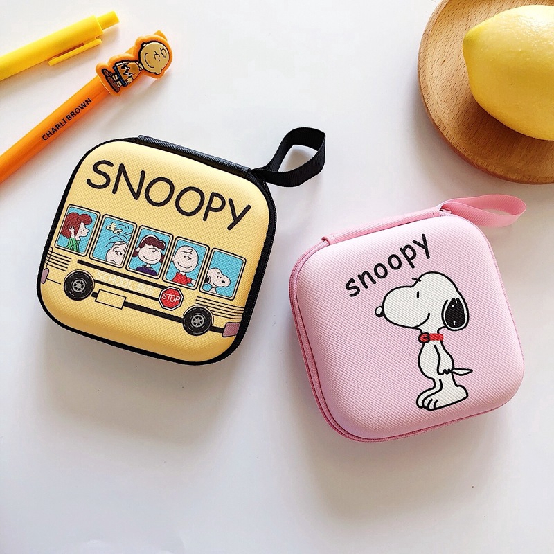 Hộp đựng sạc tai nghe cầm tay nhỏ hình hoạt hình dễ thương