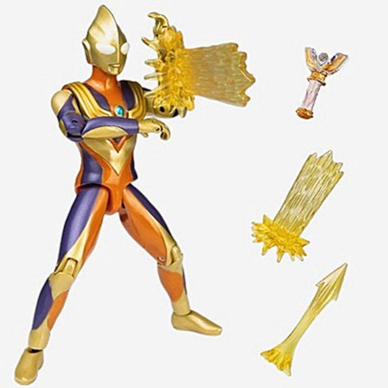Mô Hình Đồ Chơi Siêu Nhân Ultraman Có Thể Thay Đổi Vũ Khí Sáng Bóng Triga SHF Siro