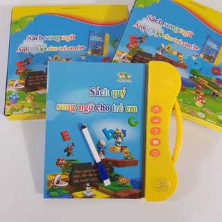 Sách Nói Điện Tử Song Ngữ Anh- Việt Giúp Trẻ Học Tốt Tiếng Anh- Cho Bé Từ 1- 7 Tuổi