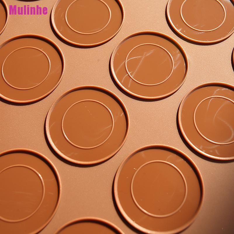 Khuôn Làm Bánh Macaron Hai Mặt Bằng Silicone DIY