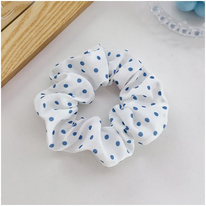 Dây buộc Vải Scrunchie Hoa Cúc Thời Trang