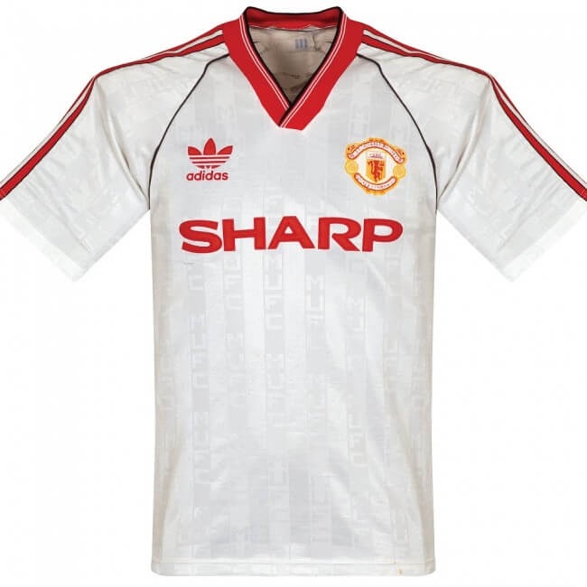Áo Thun Đá Banh Adidas Manchester United 1988 Nhập Khẩu Từ Anh