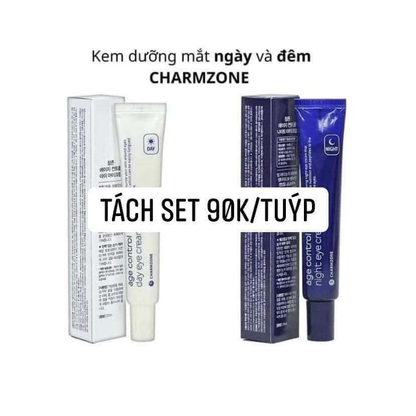 Kem dưỡng mắt ngày và đêm Charmzone Age Control- chống nhăn mờ thâm hiệu quả