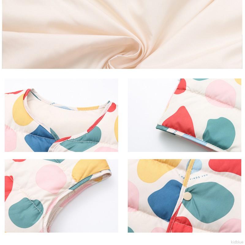 Áo Khoác Phao Sát Nách Phong Cách Hàn Quốc Cho Bé