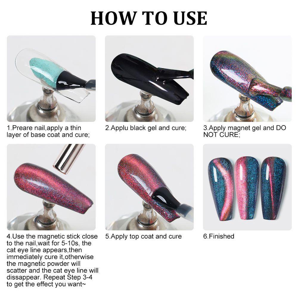 XIANTIN Gel Sơn Móng Tay Bằng Tia UV Mắt Mèo Mới