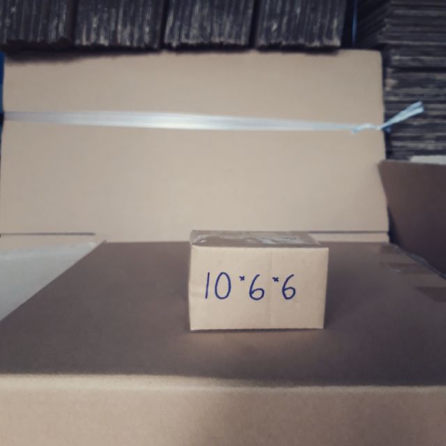 100 Hộp carton 10x6x6
