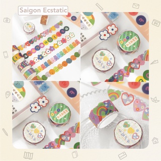 Cuộn Băng Dính Sticker Nhỏ Washi Tape Dễ Thương