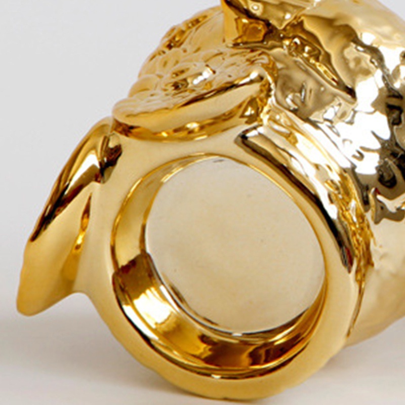 Cốc Sứ Đựng Nến Hình Cú Mèo Siêu Dễ Thương Trang Trí Bàn Tiệc Cưới