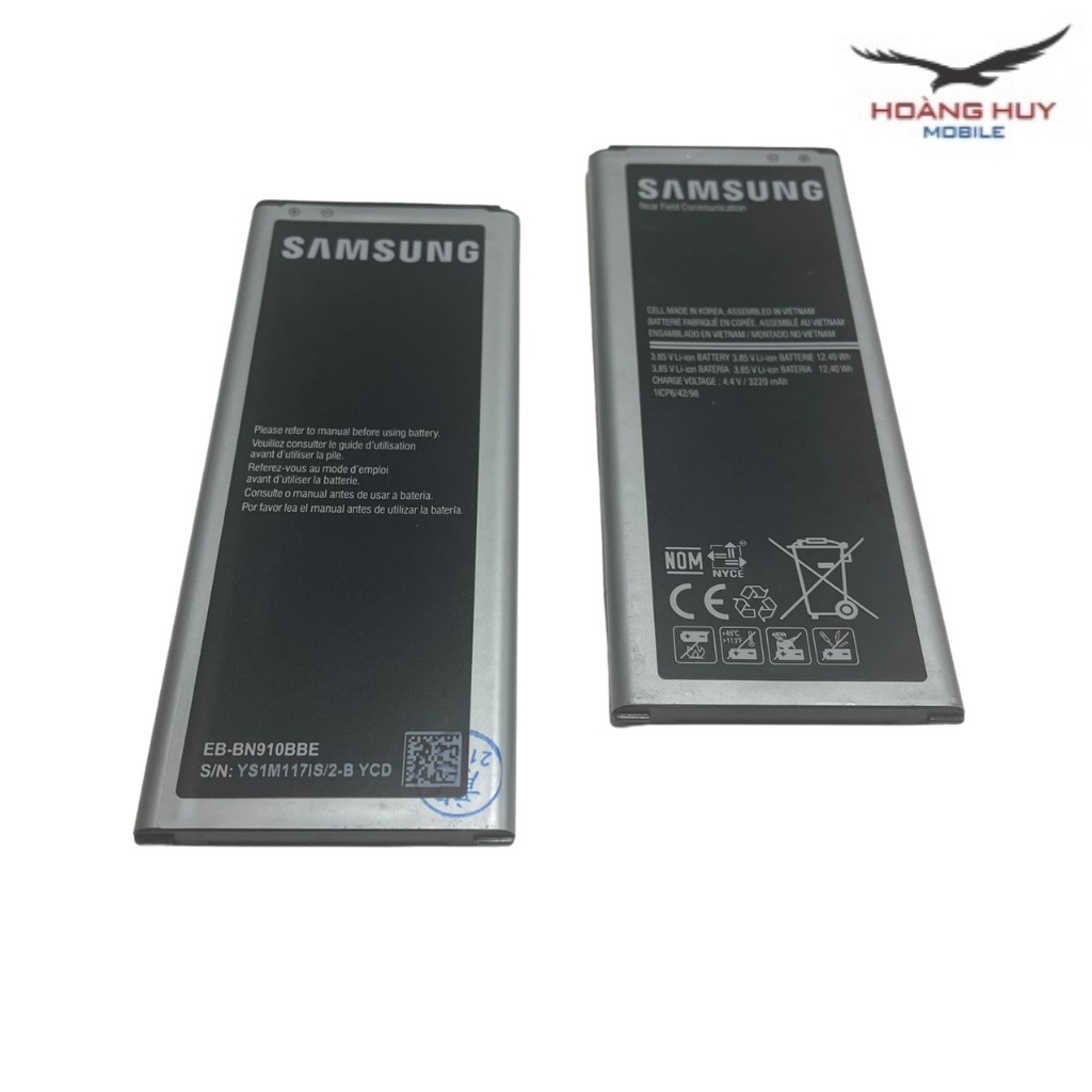 Pin Samsung Galaxy Note 4 / N910 / EB-BN910BBE Dung Lượng 3220mAh Hàng Zin Nhập Khẩu Bảo Hành 6 Tháng 1 Đổi 1