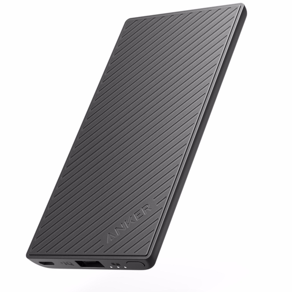 Pin Sạc Dự Phòng ANKER PowerCore Slim 5000mAh Kèm Cáp Lightning 10cm - B1250 - LAGA