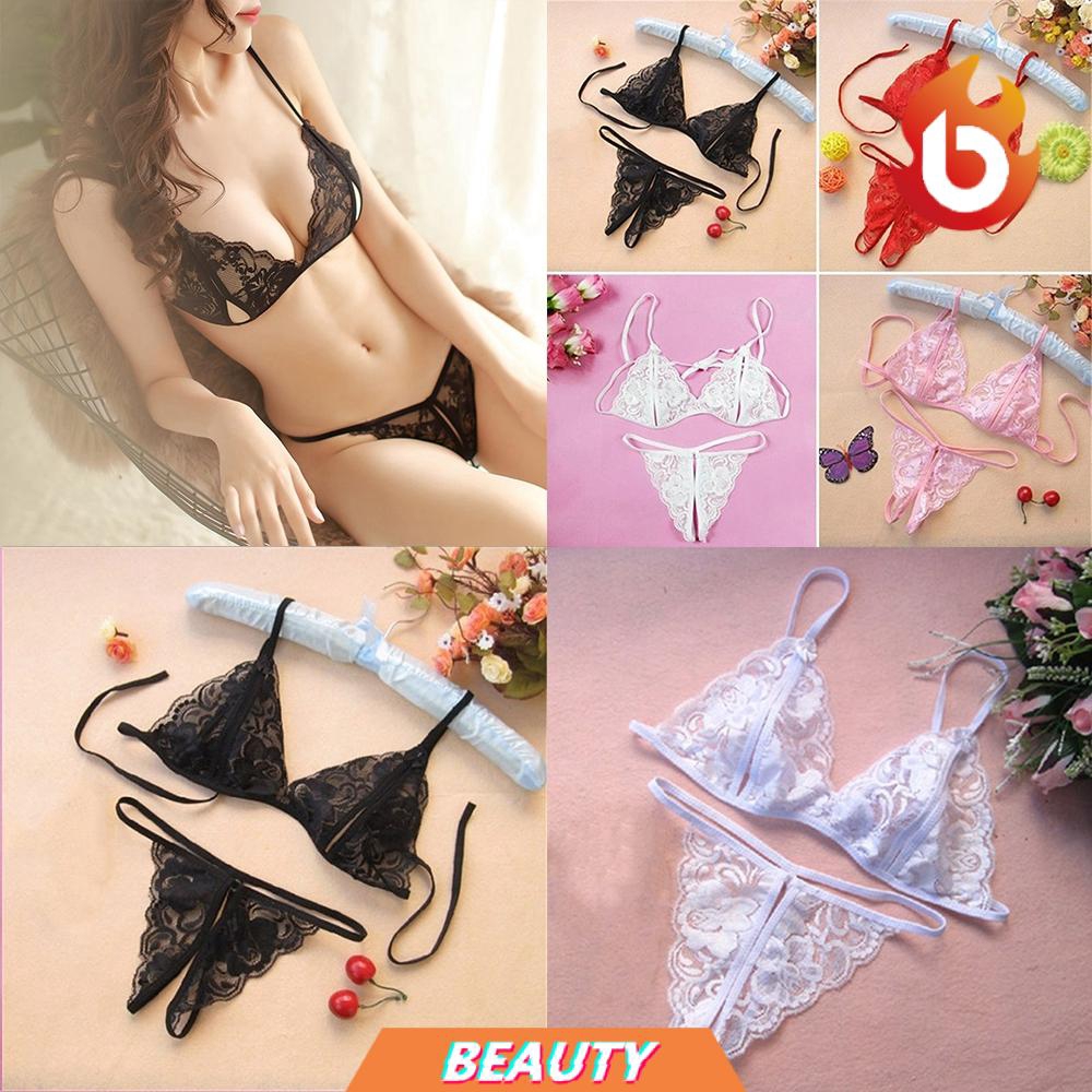 Bikini Phối Ren Hoa Thời Trang 2019