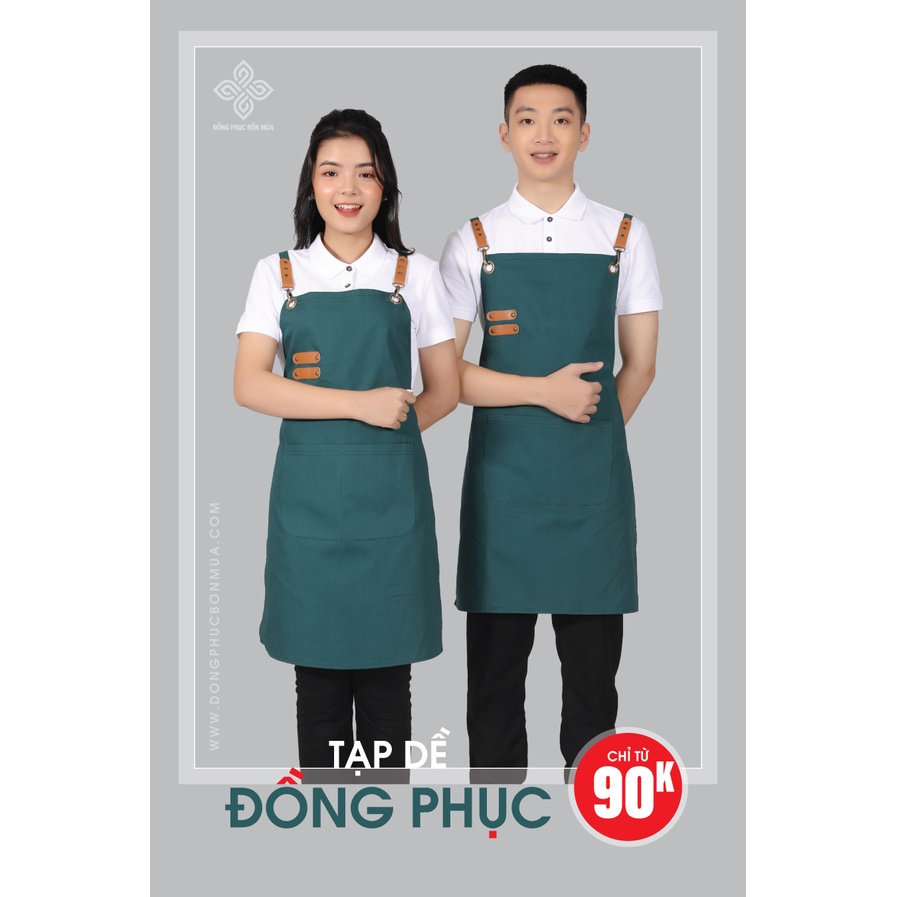 Tạp dề yếm chất liệu cao cấp thiết kế tiện lợi chống bắn bẩn nấu ăn sẵn hàng toàn bộ mẫu của shop