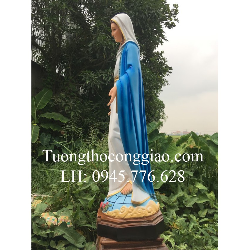 Tượng Đức Mẹ Ban Ơn 120cm composite