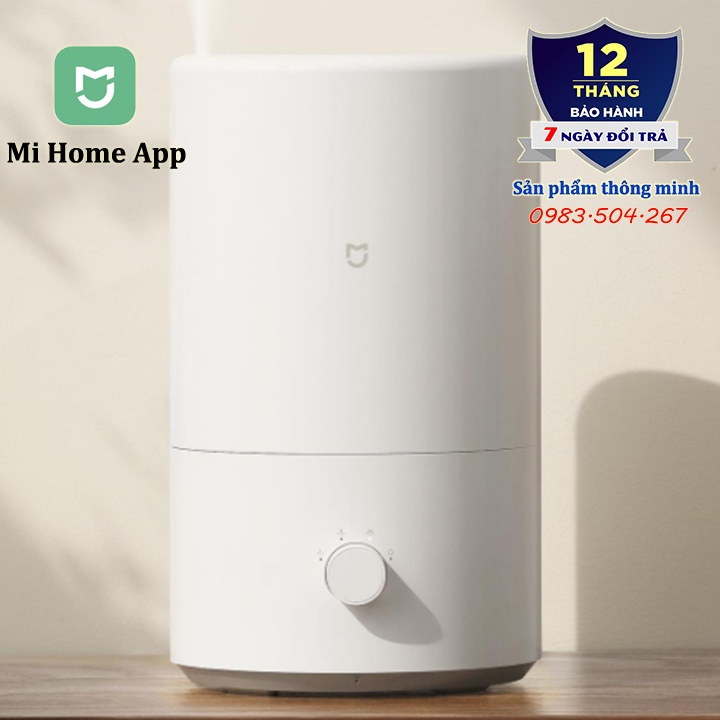 Máy phun sương tạo ẩm thông minh Mijia Smart Humidifier MJJSQ04DY - Ion kháng khuẩn - Kết nối App Mi Home - Dung tích 4L