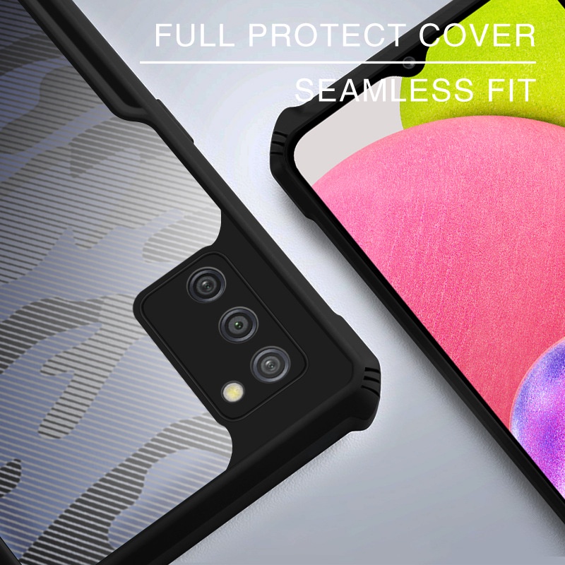 Ốp Điện Thoại Cứng Mỏng Chống Sốc Chống Rơi Họa Tiết Rằn Ri Cho Samsung Galaxy A03S A02S M02S A20S A10S A71 A51 A11
