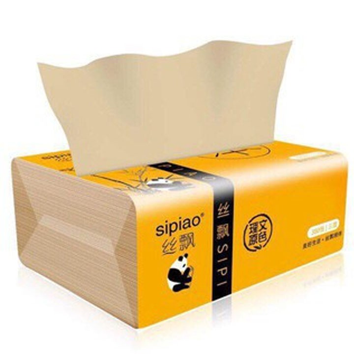 Giấy ăn gấu trúc 1 thùng SIPIAO Siêu Dai