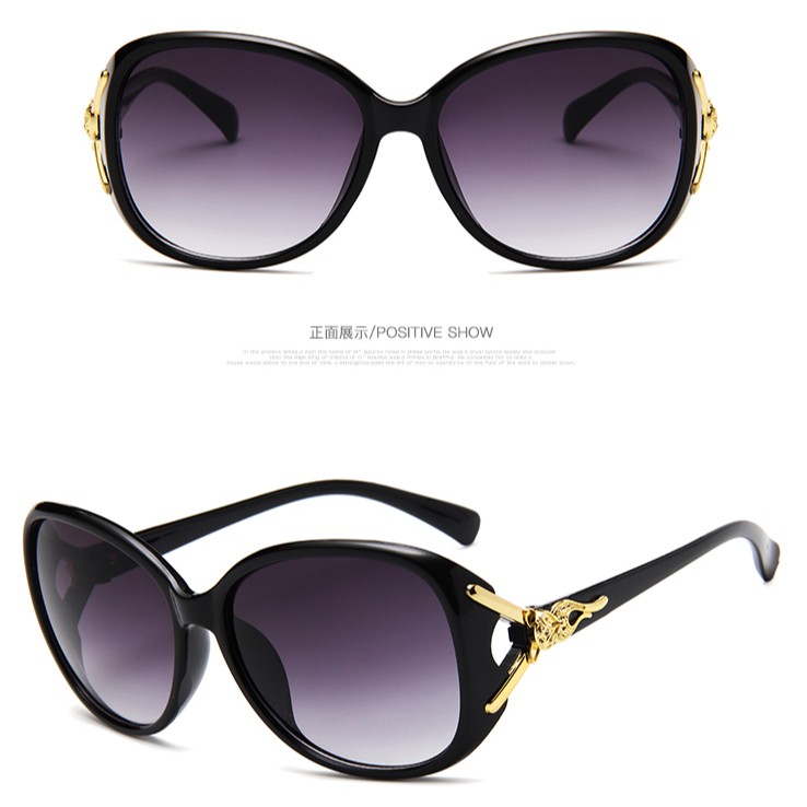 Kính mát gọng tròn chống tia UV400 thời trang retro cho nữ