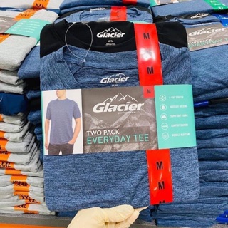 [Hàng Mỹ] Set 2 áo thun nam Glacier tay ngắn, áo phông hè nam
