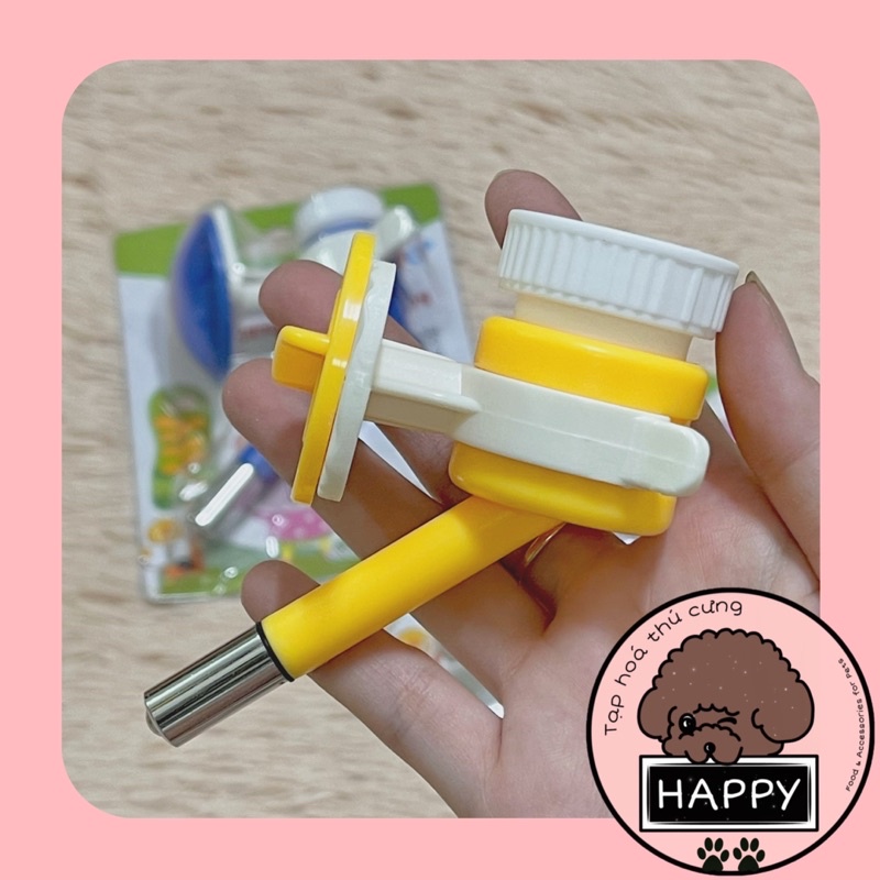 HOẢ TỐC | Vòi nhựa Dill gắn chuồng cho chó mèo  / Đầu nhựa ABS gắn bình nước treo chuồng cho thú cưng