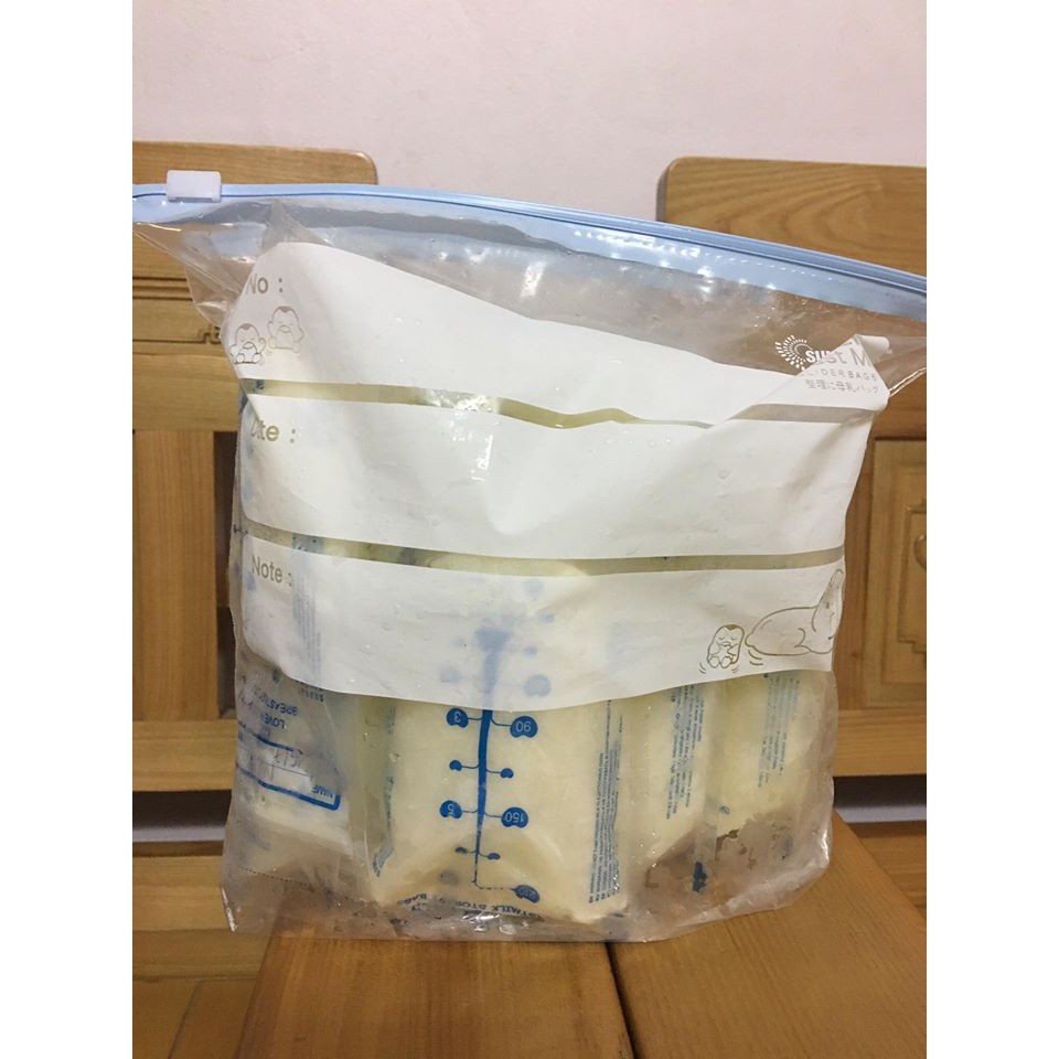 Túi Zip Bảo Quản Sữa Sunmum bảo quản sữa mẹ (Hộp 10 túi)