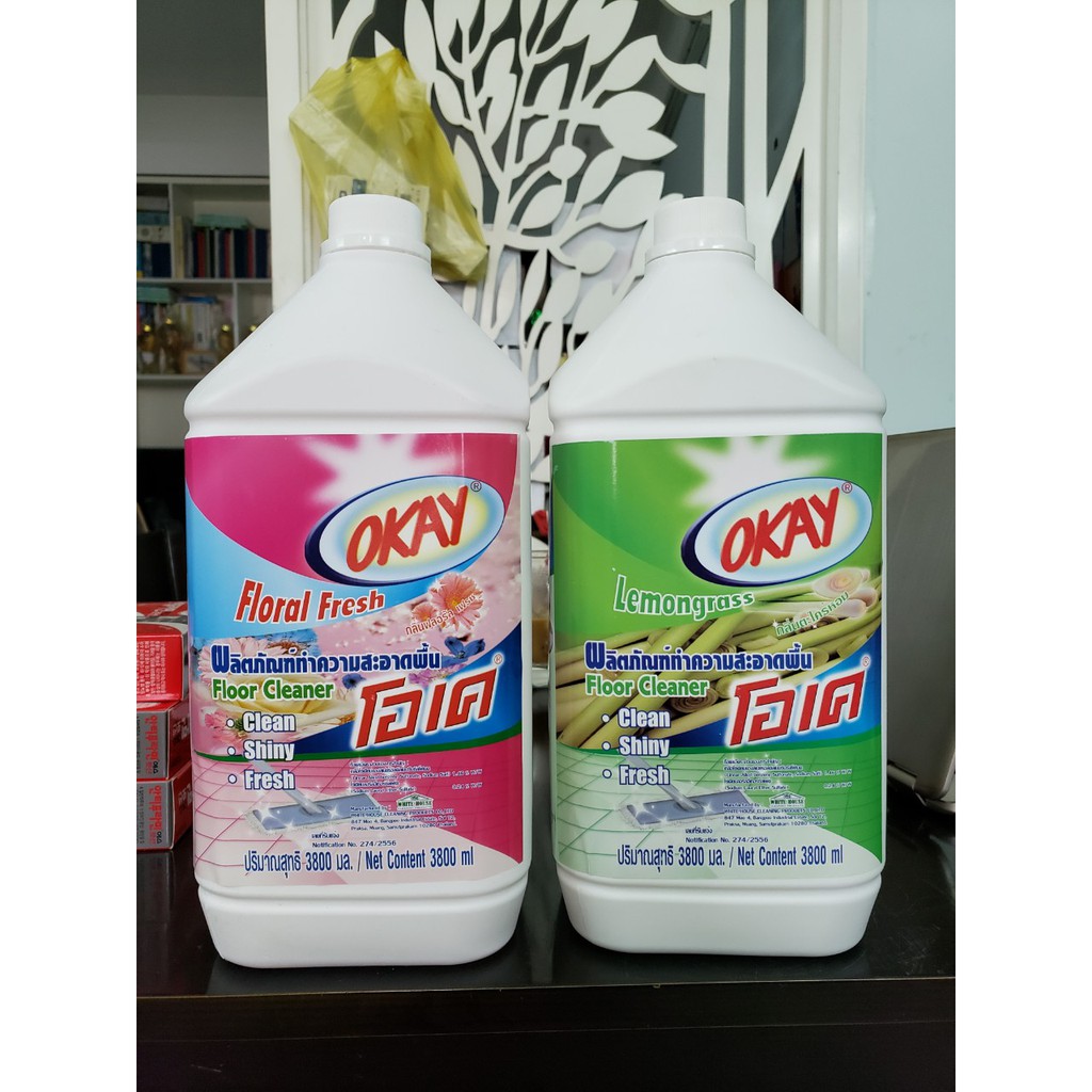 Nước lau sàn Okay Thái Lan 3800ml