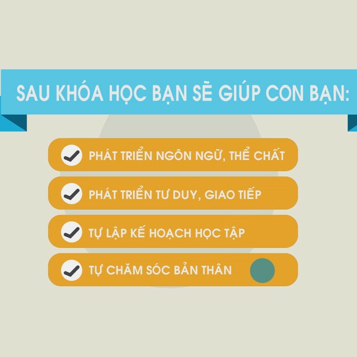 Toàn quốc- [E-voucher] FULL khóa học Hành trang cho trẻ trước khi vào lớp 1