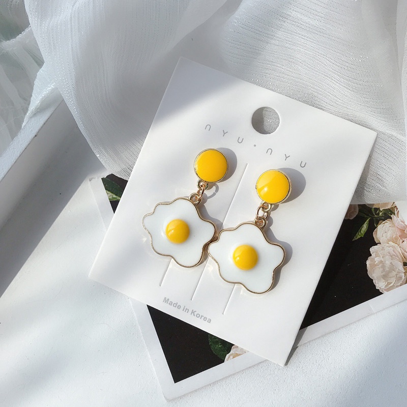 Bông Tai Bạc 925 Dáng Dài Hình Quả Trứng Kiểu Dáng Mới 2020