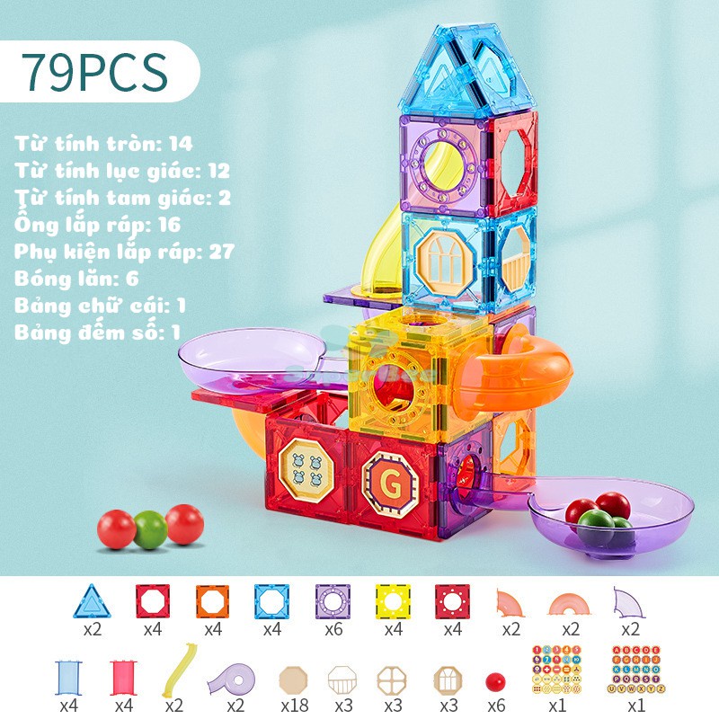 Đồ Chơi Lắp Ráp Nam Châm ONSHINE, Khối Xây Dựng Từ Tính Xếp Hình SuperBee, Giáo Dục Trẻ Em Phát Triển Trí Tuệ