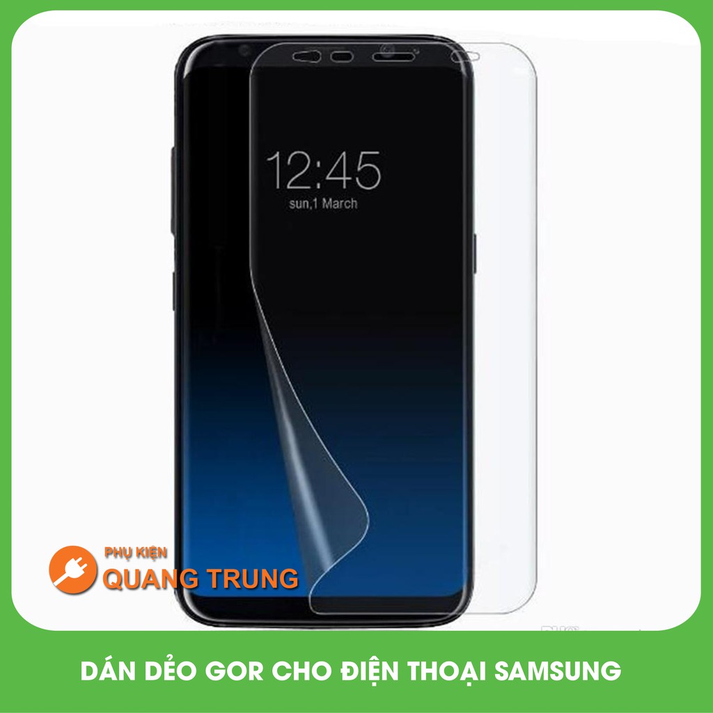 Combo 2 miếng dán dẻo full màn Gor+ dán camera+dán carbon S8/S8plus