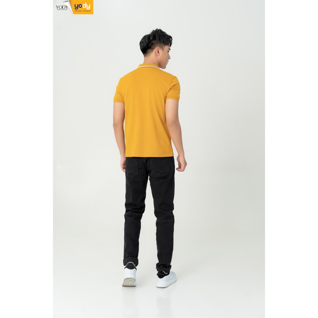 Áo polo nam Yody áo thun cộc tay, cổ bẻ, áo phông vải mắt chim mềm mịn thoáng mát APM3299 MMC1 | BigBuy360 - bigbuy360.vn