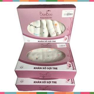 Khăn sữa LITTLE LOVE 30x30cm / Khăn tắm 95x95cm vải sợi tre Bamboo