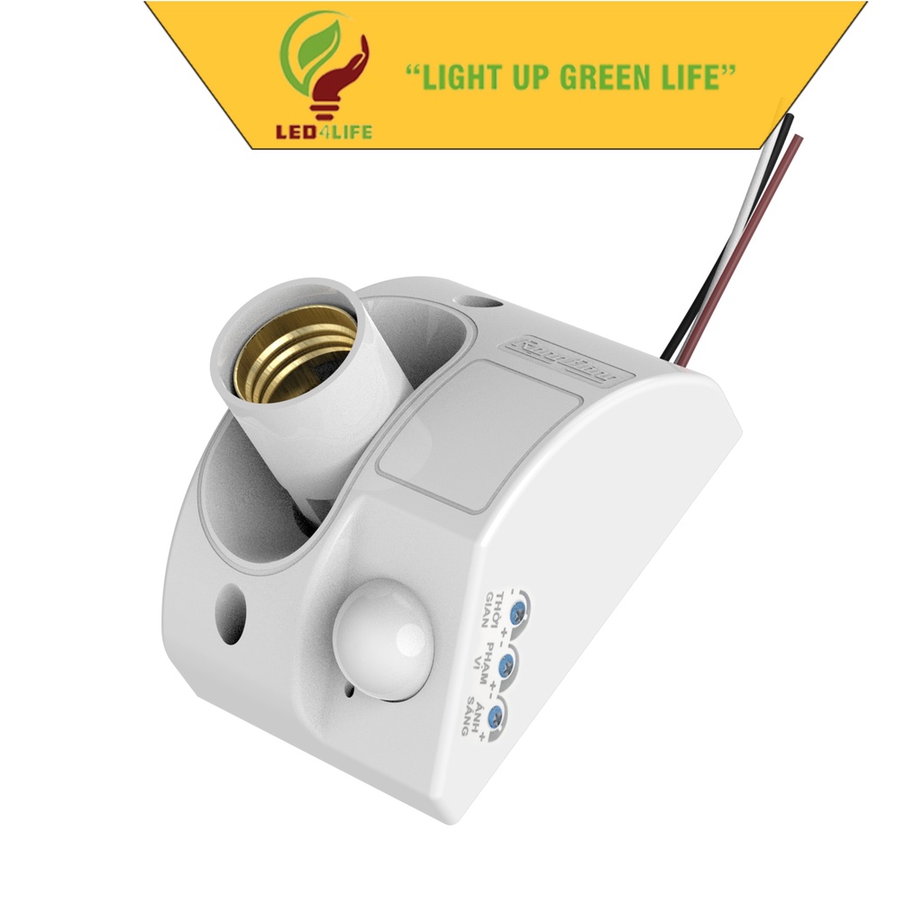 Đui đèn cảm biến chuyển động Rạng Đông