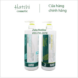 CẶP GỘI XẢ SSANAI ORGARNIC PLUS PHỤC HỒI SIÊU MƯỢT CHỐNG RỤNG TÓC 800ML X 2