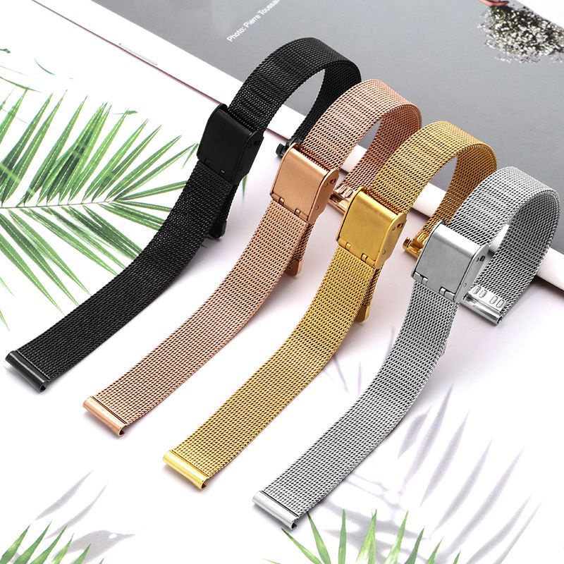 8-28✈Dây Đồng Hồ Đeo Tay Thời Trang Bằng Thép Không Gỉ Dành Cho Nữ ck Roston Lee 8 10mm6