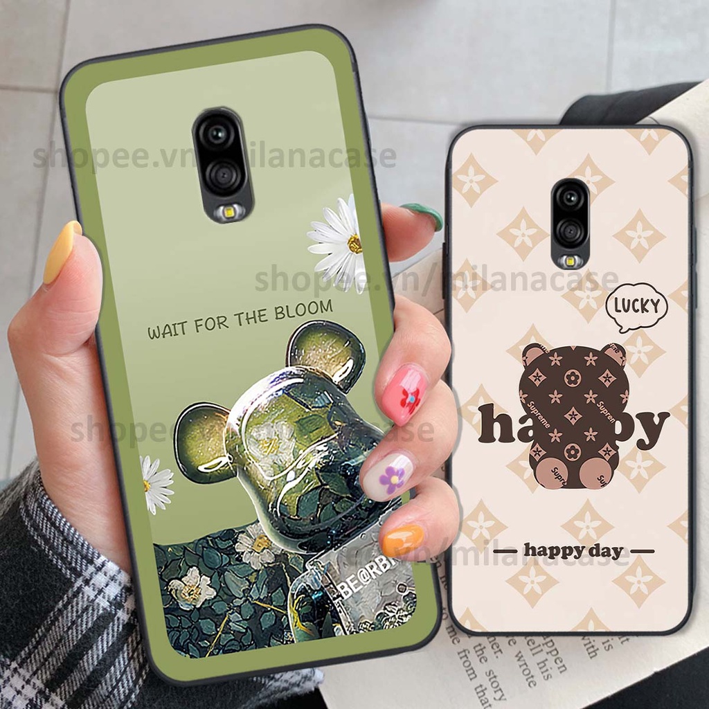 Ốp Samsung J7 Plus / J7+ gấu be@rBrick gấu Teddy Kaws siêu đẹp, phong cách, cá tính