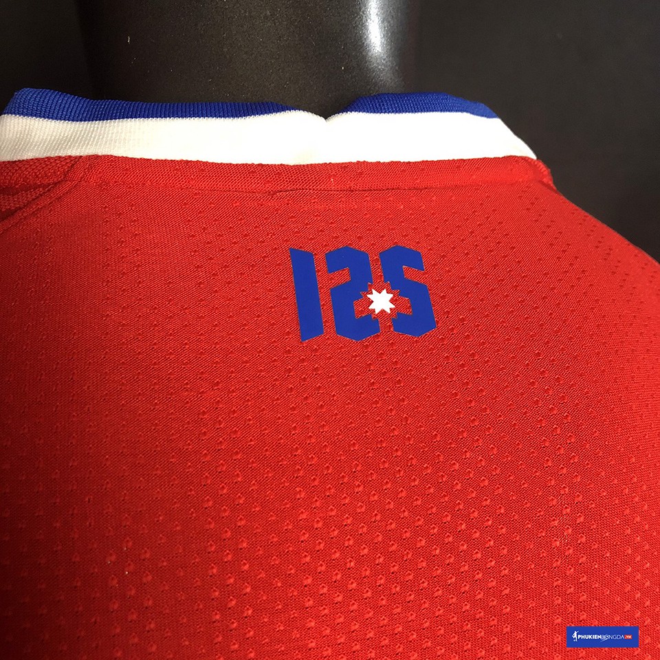Áo đội tuyển Chile đỏ Copa America 2020-2021, áo tuyển Chile Copa America sân nhà 2021 đỏ SF