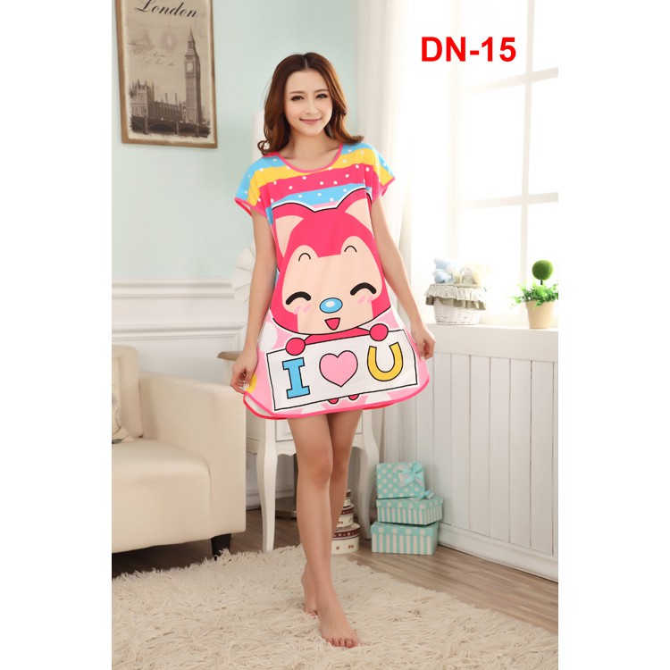 Đầm ngủ hoạt hình