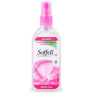Soffell xịt chống muỗi hương hoa 80ml