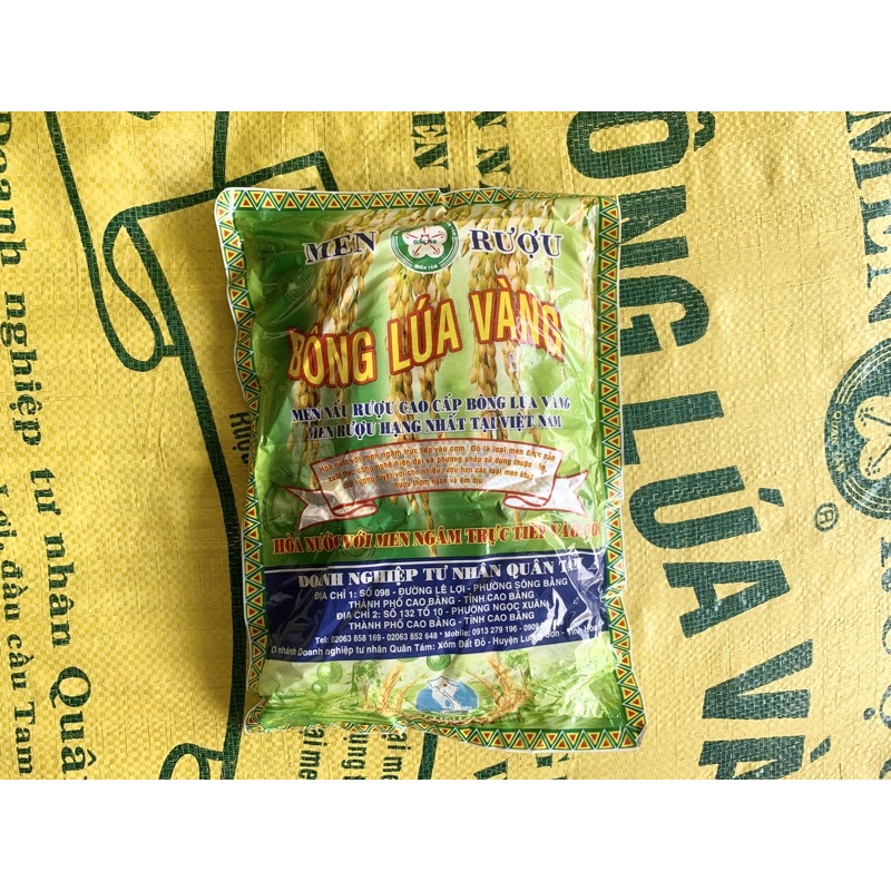 Men Nấu Rượu Bông Lúa Vàng