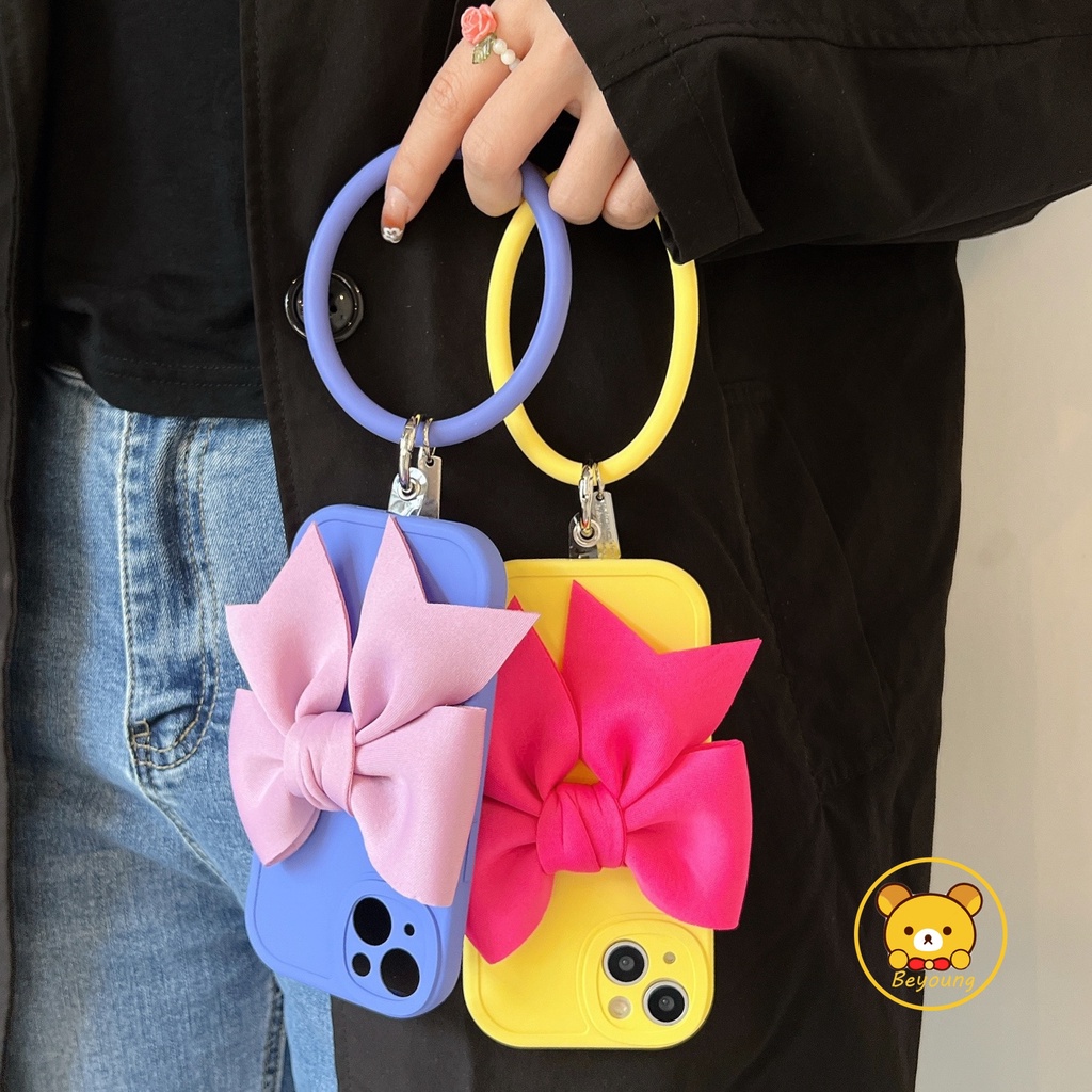 Ốp Điện Thoại Silicon Thắt Nơ Chống Thất Lạc Cho Realme GT2 GT Neo 2 3 Q5 Pro 9 Pro V25 8 V11 V11S V13 V5 7 5G GT Master GT Neo XT X2