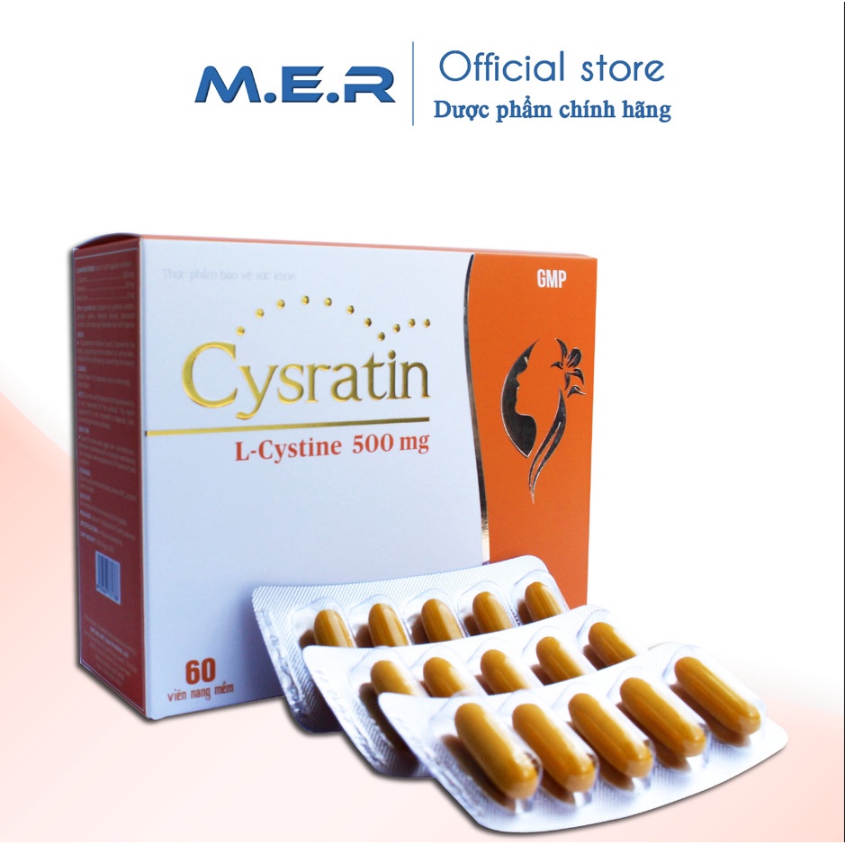 CYSRATIN viên uống đẹp da, khỏe tóc, chắc móng