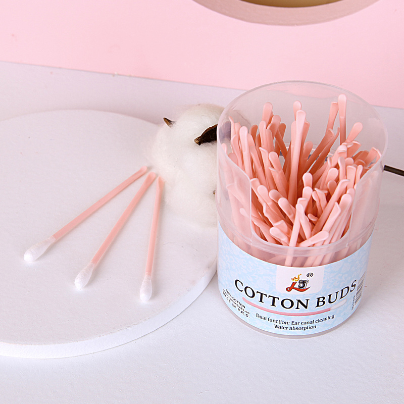 [Hàng mới về] Hộp 100 tăm bông lấy ráy tai và làm sạch lỗ xỏ tai 2 trong 1 đa năng