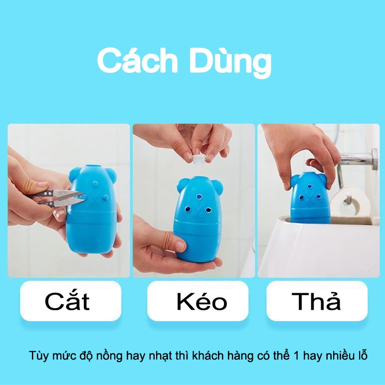 Lọ tẩy bồn cầu, chai thả toilet thơm hương