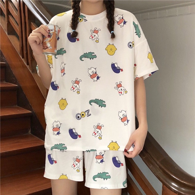 Set đồ bộ mặc nhà kute
