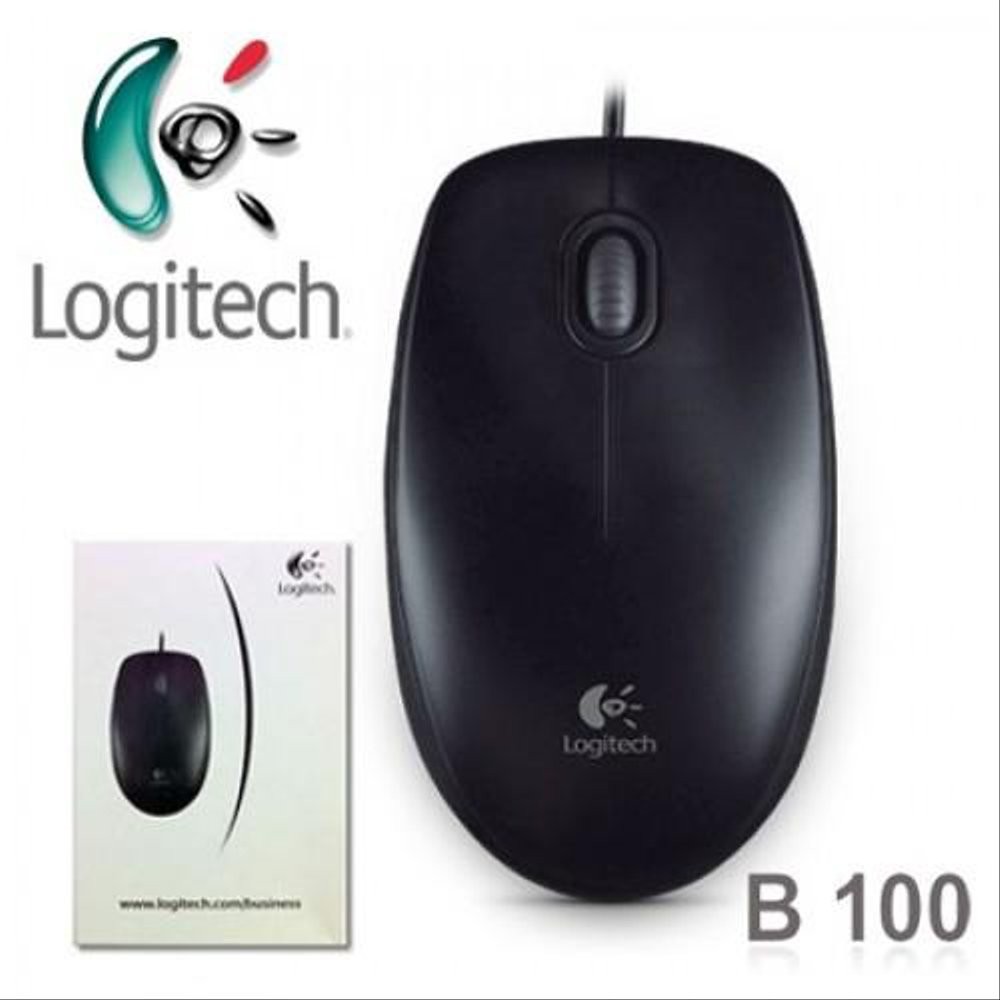 Chuột Logitec B100 Màu Đen