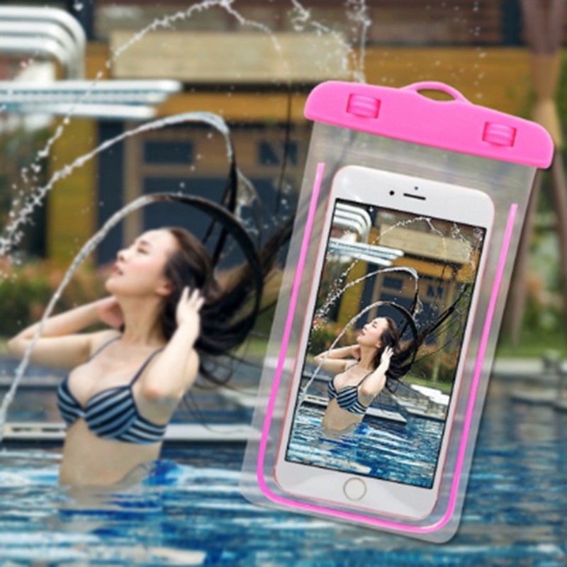 Bao Túi đựng điện thoại chống nước đi biển bể bơi Iphone5/6/6Plus