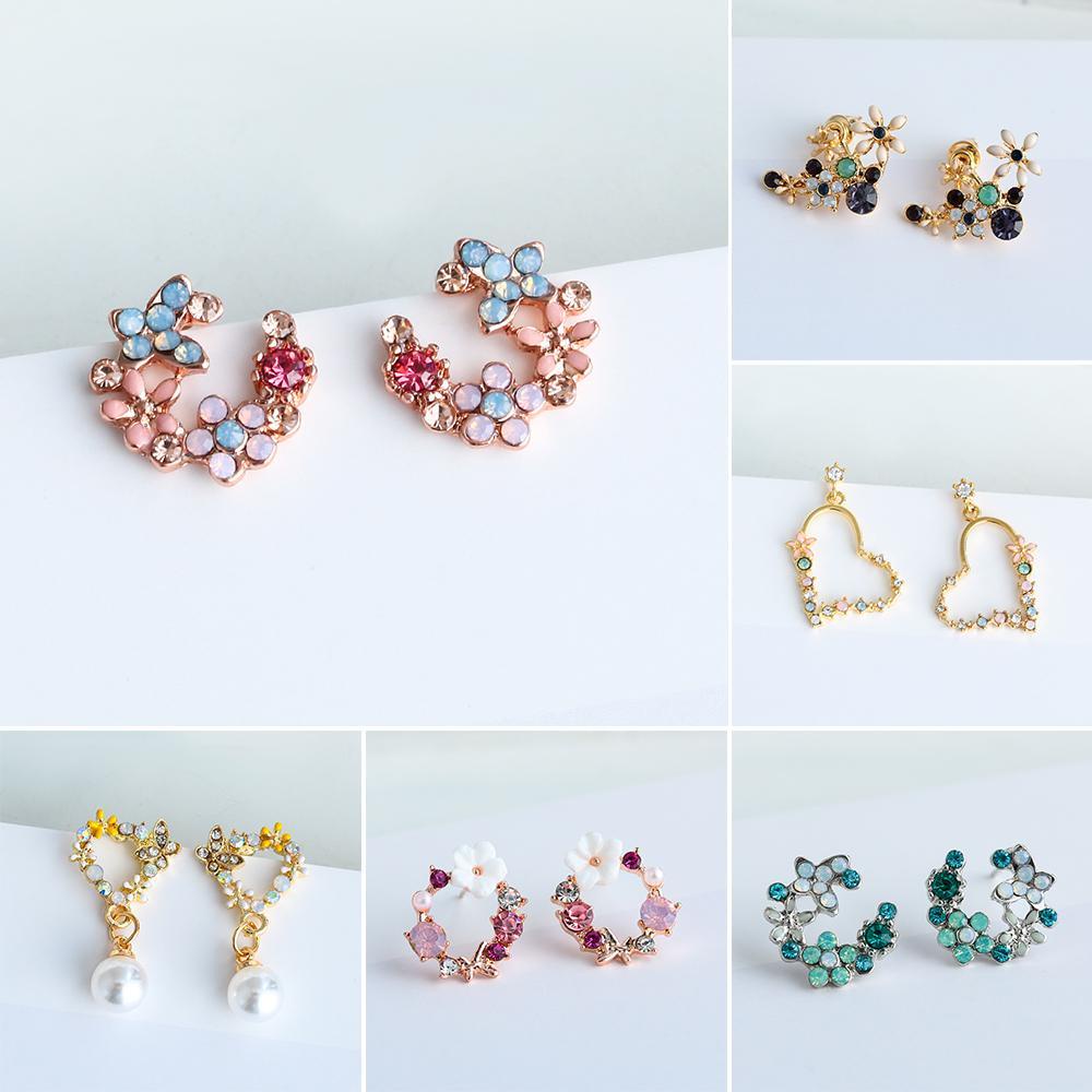 1 Khuyên Tai Vòng Hoa Thời Trang Cá Tính Cho Nữ