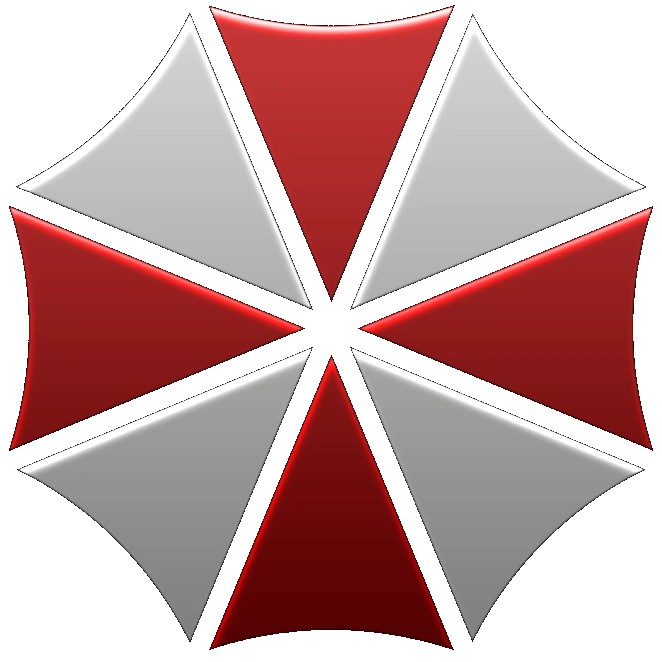 Sticker hình dán decal logo UMBRELLA, RESIDENT EVIL, dán laptop, dán nón bảo hiểm