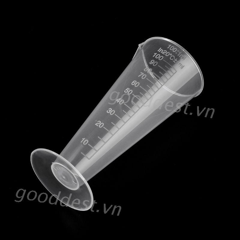 Goodx 1pc 100ml Lib Bottle Lab Kitchen Plastic Measure Cup