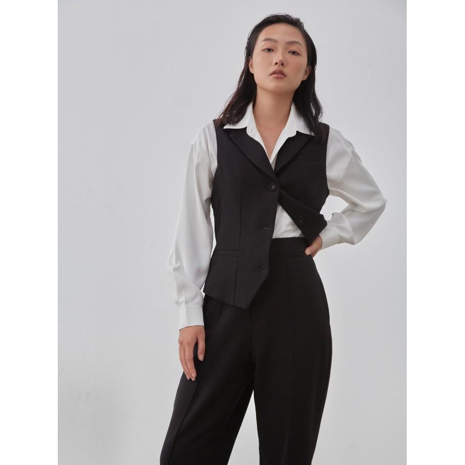 COCO SIN - Áo Vest Sát Nách Đen
